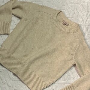 Philosophy Cream Crew Neck Sweater